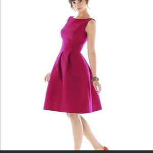 Alfred Sung Sangria Pink Dress (Like New)